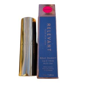 Relevant Your Skin Seen RASPBERRY Lip & Cheek Multi Tint 0.14 Oz NEW IN BOX